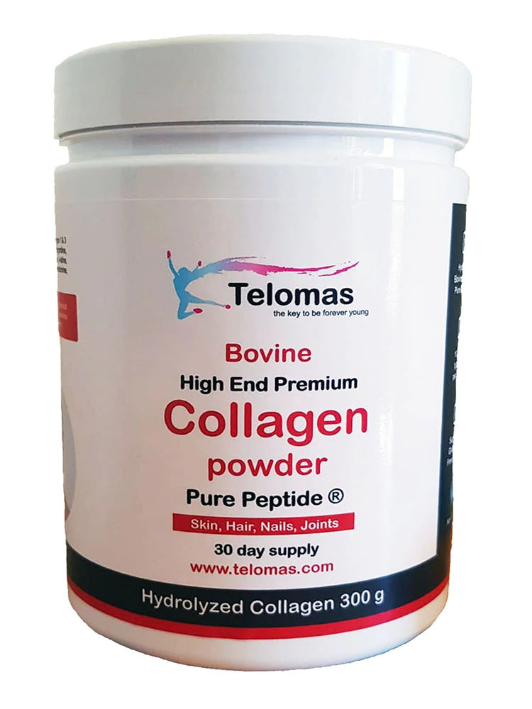 POWDER BOVINE COLLAGEN Pure Peptide + Hyaluronic Acid + Vitamin C 300g